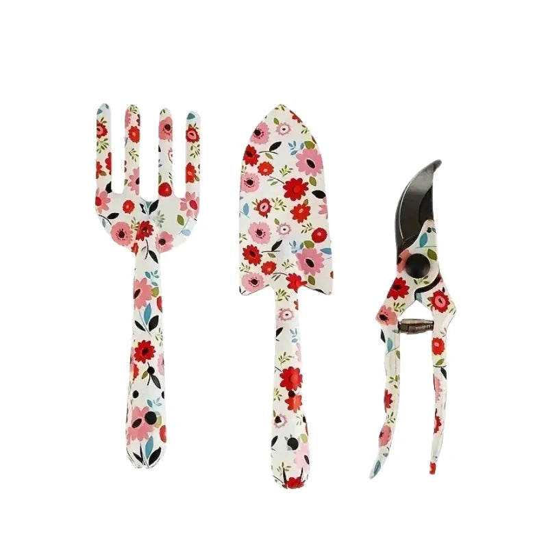 Ensemble d’Outils de Jardin Éclat Fleuri