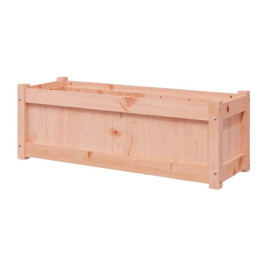 Solid wood planter