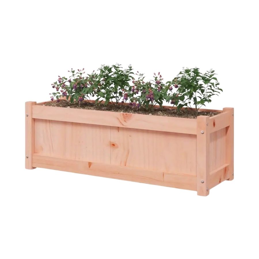 Solid wood planter