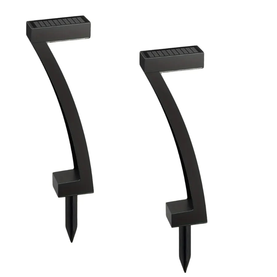 LumiStyl – Lampadaires Solaires Design pour Jardin (x4)