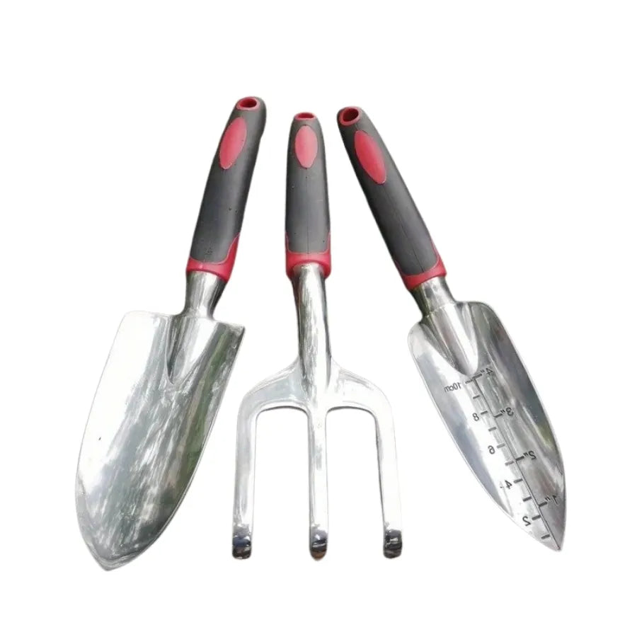 RedGripp – 3-Piece Ergonomic Gardening Tool Set