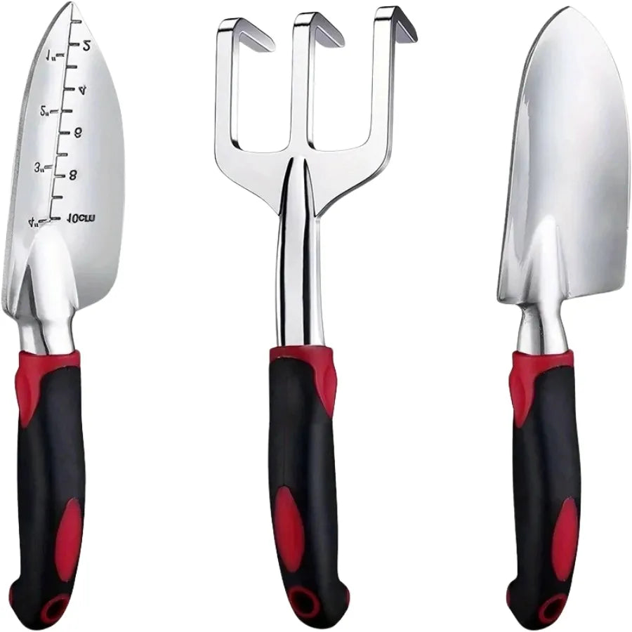 RedGripp – 3-Piece Ergonomic Gardening Tool Set