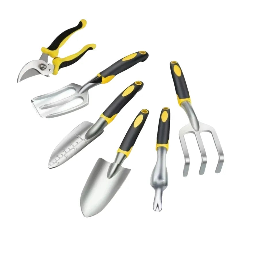 JardiKit 6 – Ensemble Complet d’Outils de Jardinage