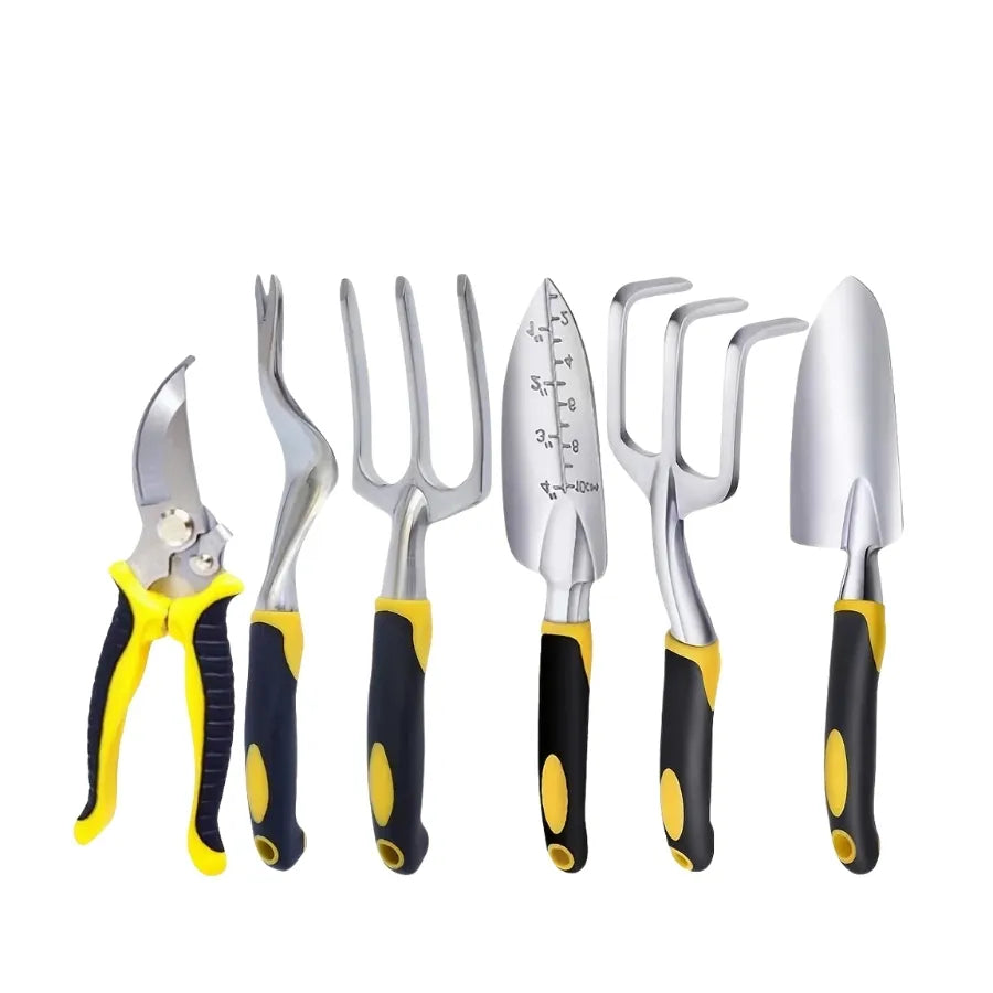 JardiKit 6 – Ensemble Complet d’Outils de Jardinage