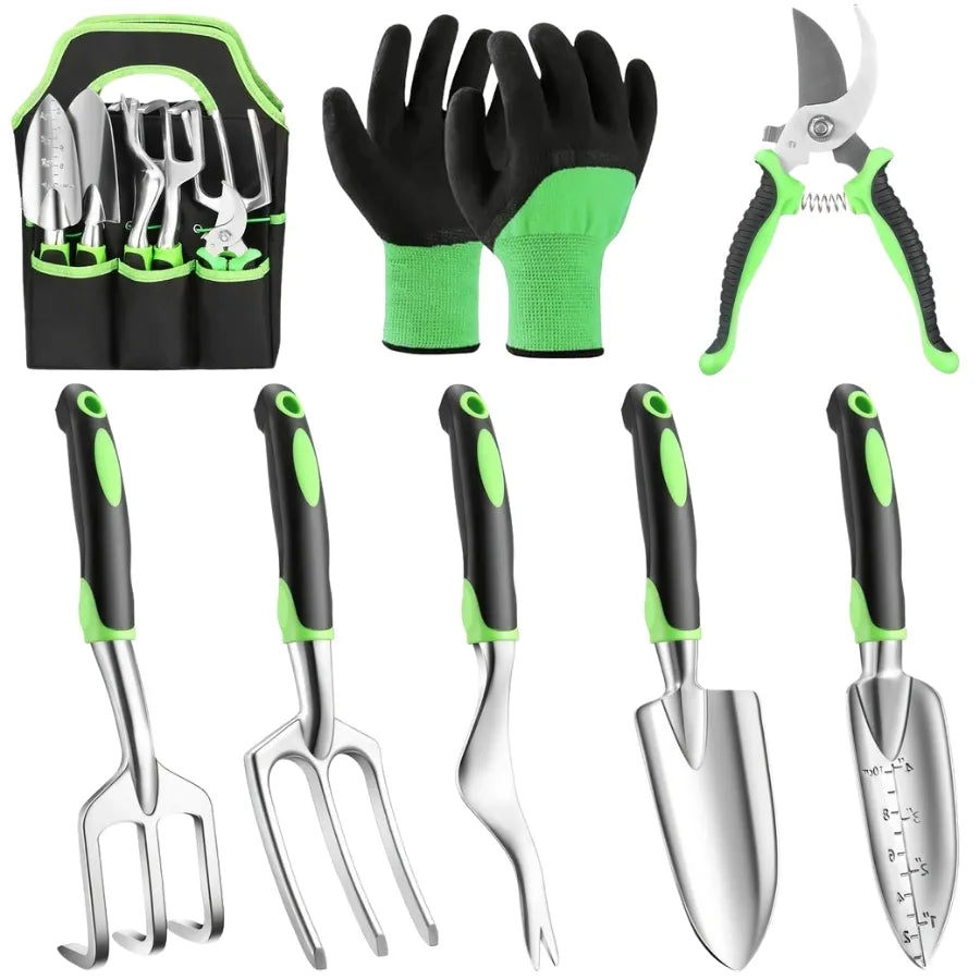 GreenPro Max – Kit Complet d’Outils de Jardin en Aluminium