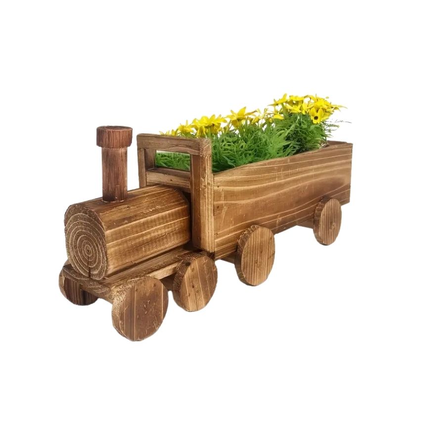 Train Flower Pot