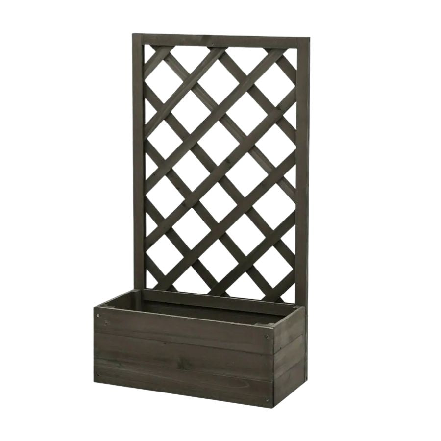 Wooden Trellis Planter