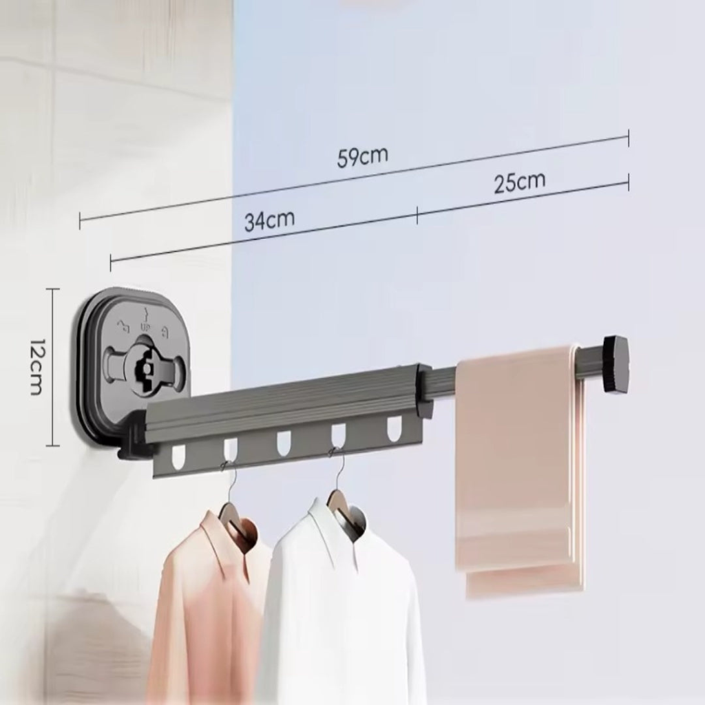 Compact wall-mounted dryer