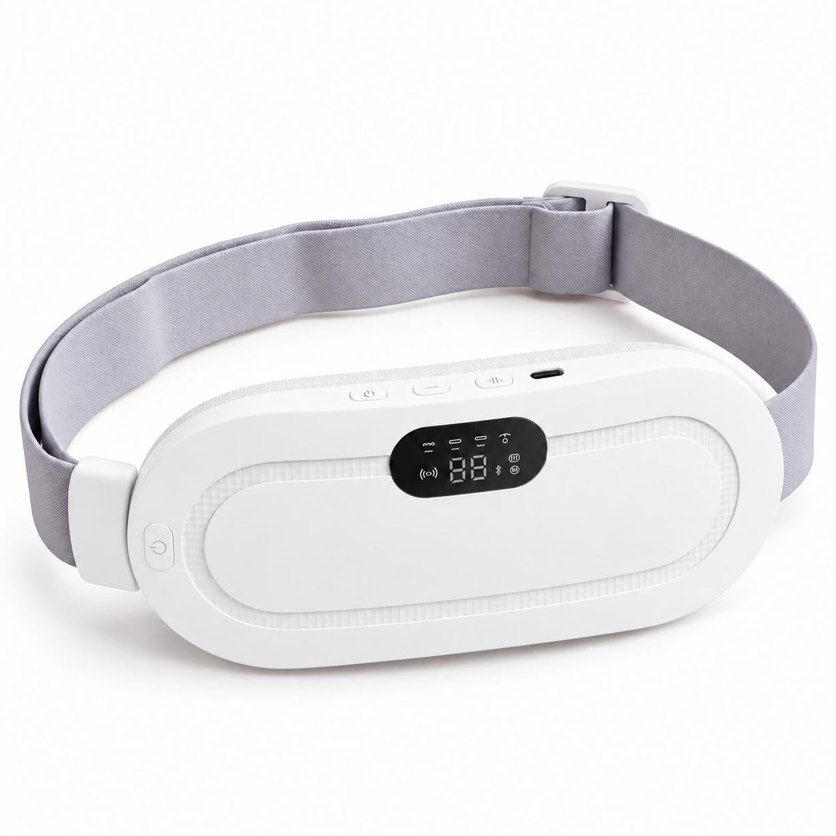 Ceinture chauffante massante - Blanc