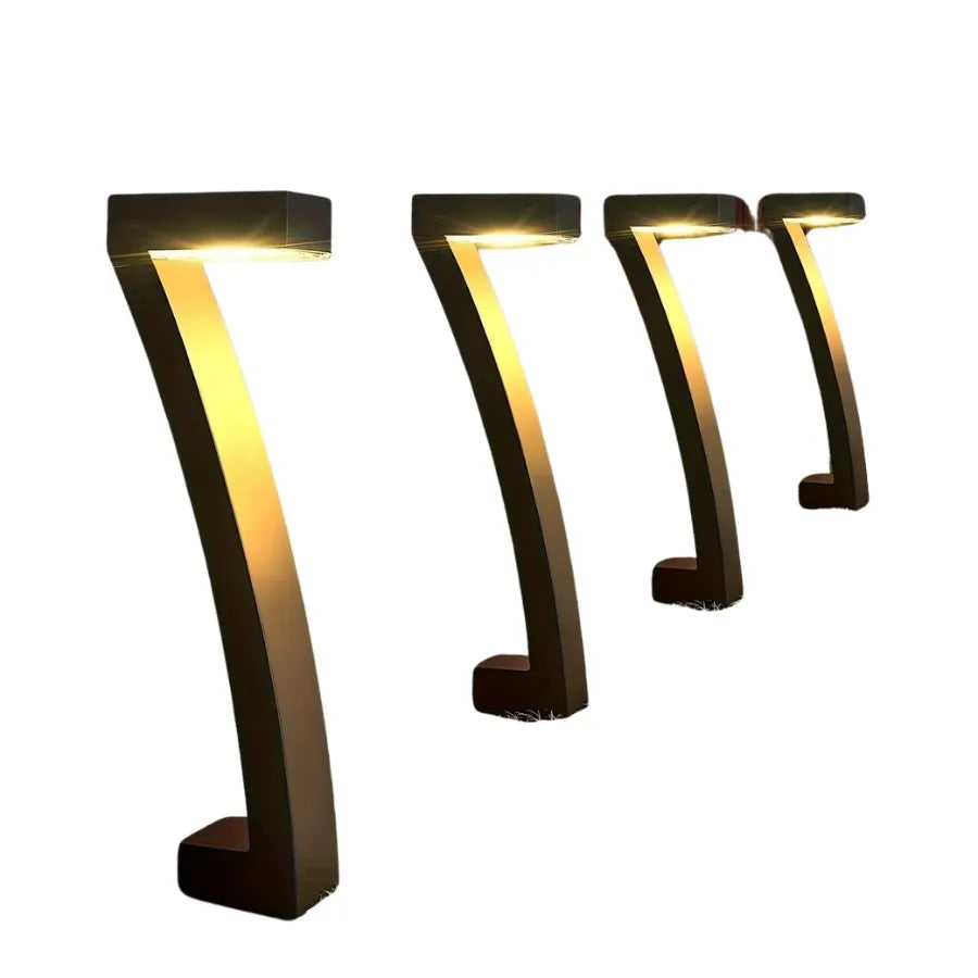 LumiStyl – Lampadaires Solaires Design pour Jardin (x4)