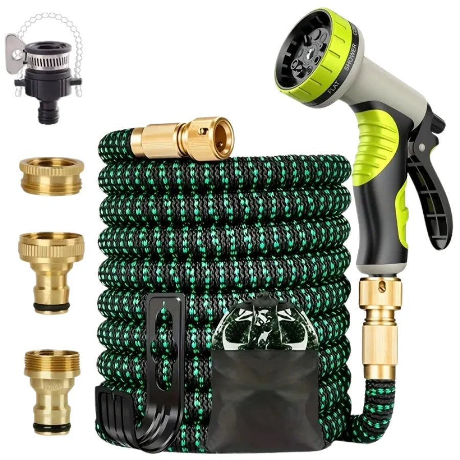 AquaFlex Pro – Kit Complet de Tuyau de Jardin Extensible