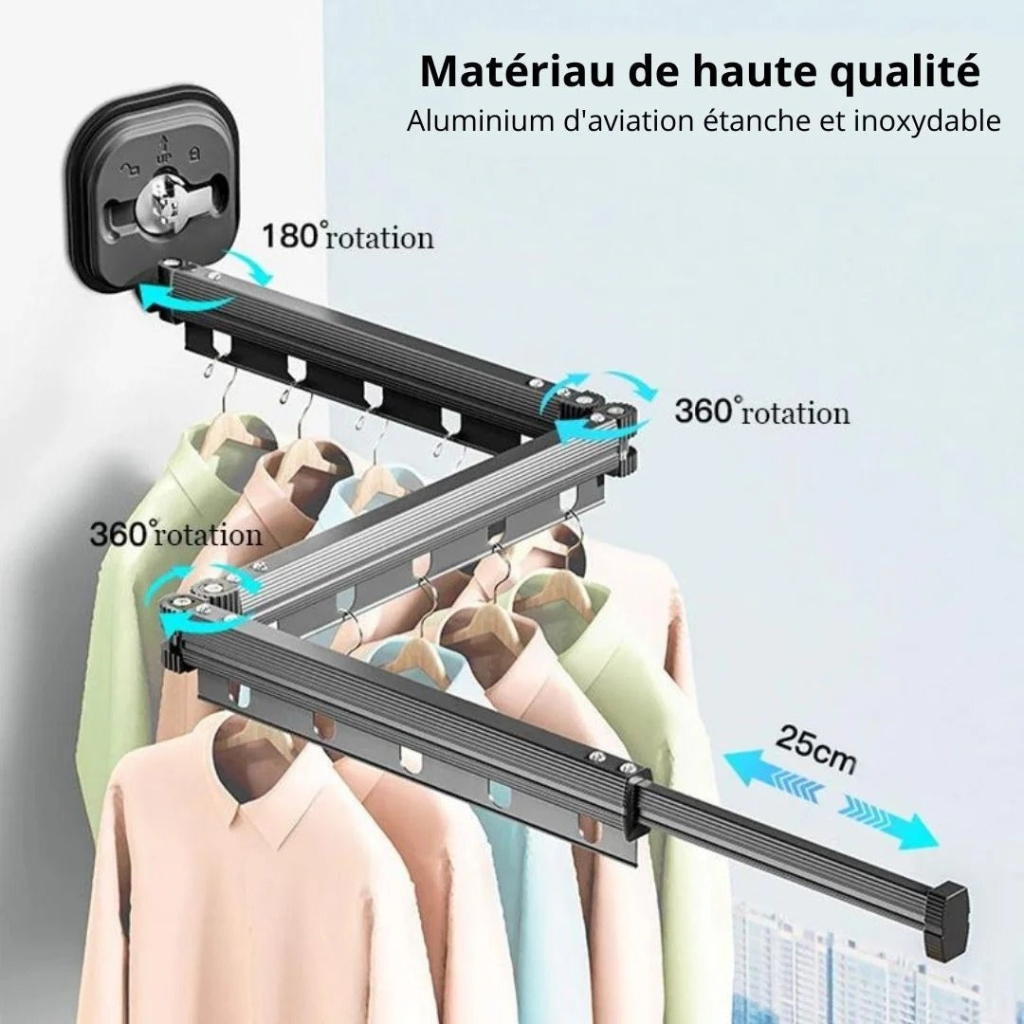 Compact wall-mounted dryer