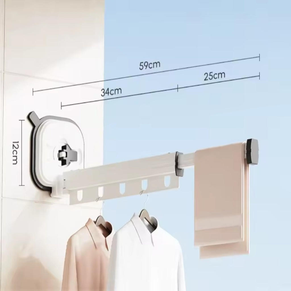 Compact wall-mounted dryer